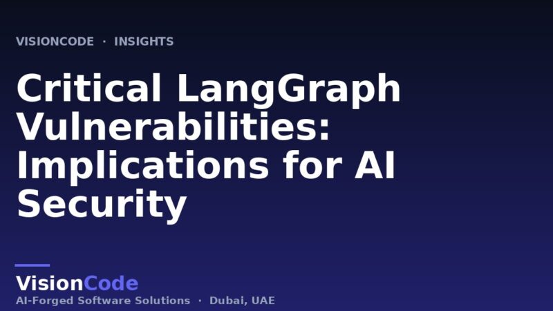 Critical LangGraph Vulnerabilities: Implications for AI Security
