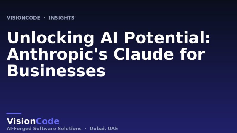 Unlocking AI Potential: Anthropic's Claude for Businesses